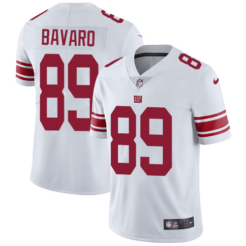 Nike Giants #89 Mark Bavaro White Men's Stitched NFL Vapor Untouchable Limited Jersey - Click Image to Close